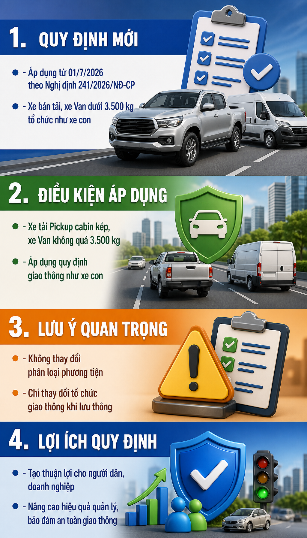 Thông báo quan trọng cho tất cả tài xế đi xe bán tải - Ảnh 1