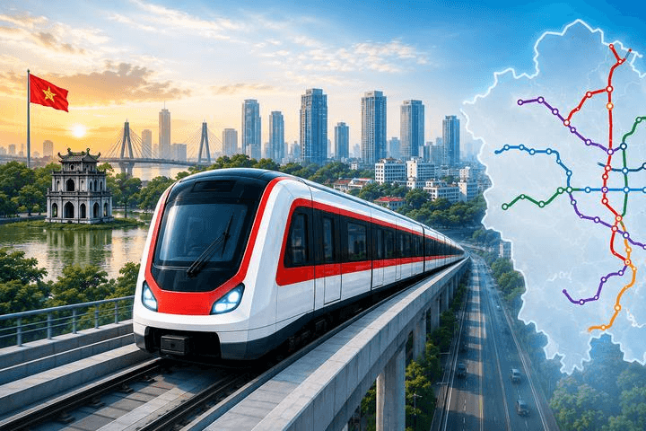 5 tuyến metro do Vinhomes - VinSpeed làm tổng thầu EPC có diễn biến mới - Ảnh 1