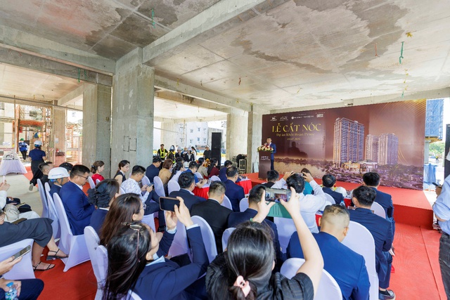 Chính thức cất nóc, Khải Hoàn Prime bước vào giai đoạn hoàn thiện và bàn giao - Ảnh 1