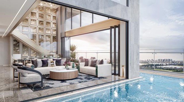 Nghệ thuật kiến tạo Sky Villas độc bản với riêng tư và gắn kết song hành tại Noble Crystal Long Bien WorldHotels Residences