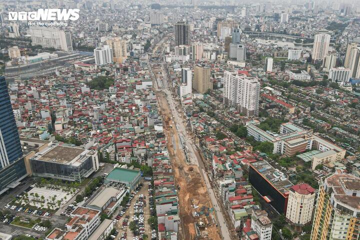 Hà Nội tăng tốc thi công đường 'đắt nhất hành tinh', quyết thông xe trước 2/9 - Ảnh 1