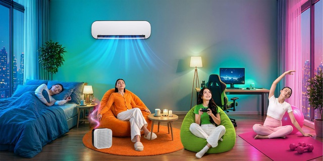 Điều hòa AIR CREATOR: Môi trường sống được tạo nên từ ánh sáng, âm thanh, không khí - Ảnh 1