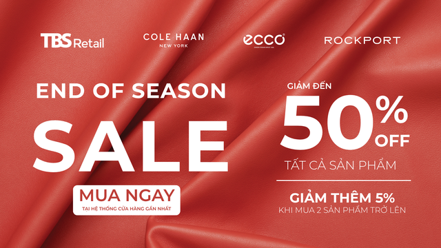 End of Season Sale: Ưu đãi đến 50% - Ảnh 1