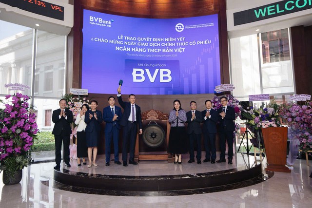 BVBank niêm yết 640 triệu cổ phiếu trên sàn HoSE - Ảnh 1