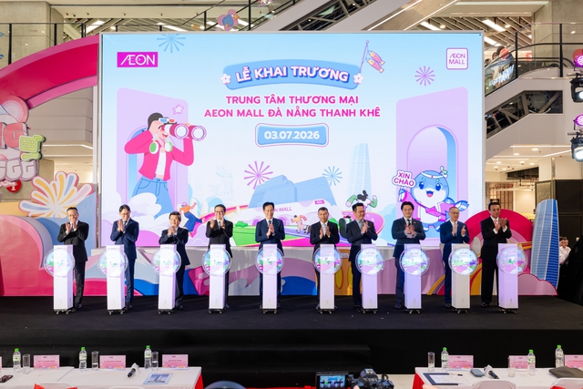 Trung tâm thương mại AEON MALL chính thức khai trương tại TTC Plaza Đà Nẵng - Ảnh 1