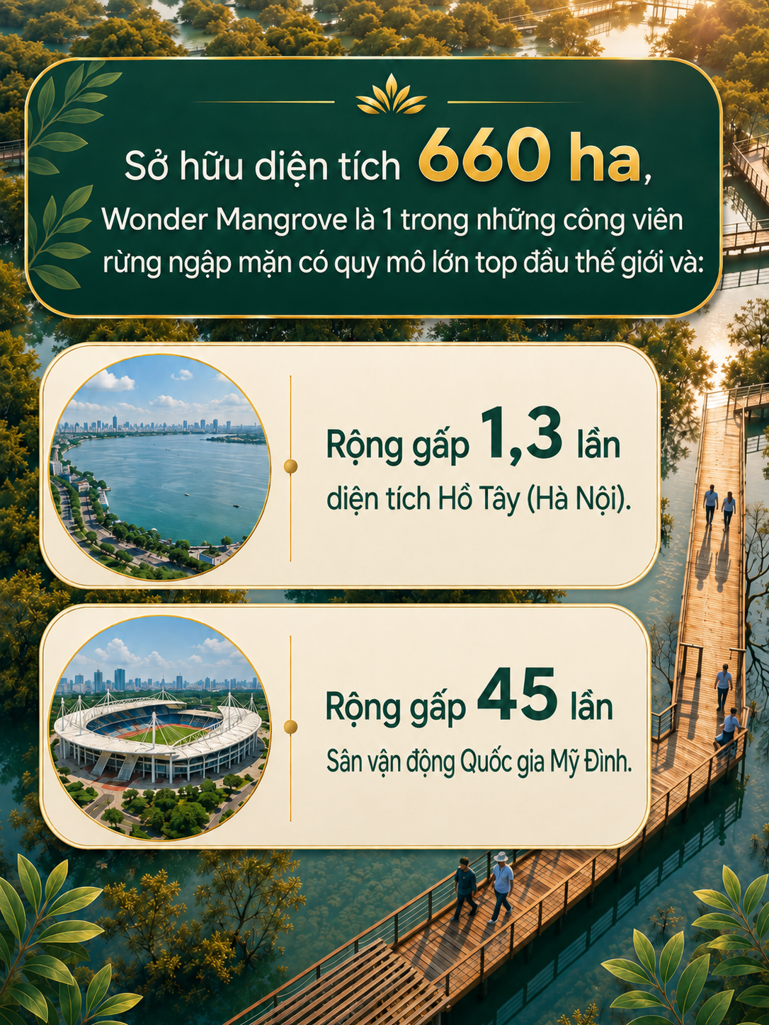 Việt Nam sẽ có công viên câu cá rừng ngập mặn quy mô top đầu thế giới, rộng gấp 45 lần sân Mỹ Đình
