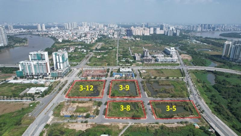Đấu giá lại lô đất vàng Thủ Thiêm mà Tân Hoàng Minh bỏ cọc vào tháng 9, giá khởi điểm 295 triệu/m2