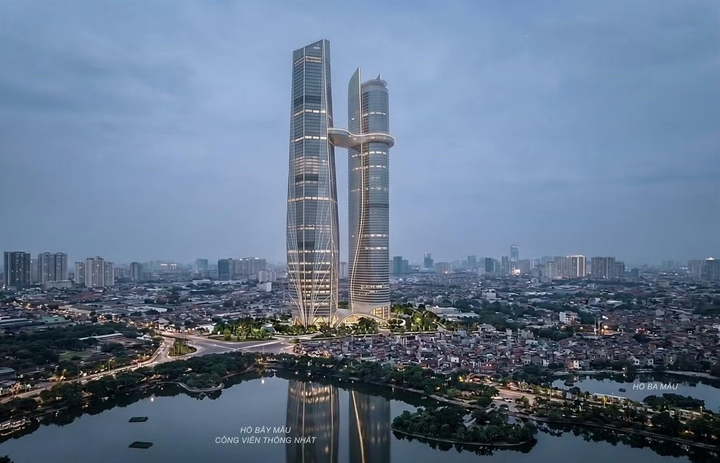 Khu 'đất vàng' Hà Nội được đề xuất xây tháp đôi 99 tầng cao nhất thế giới