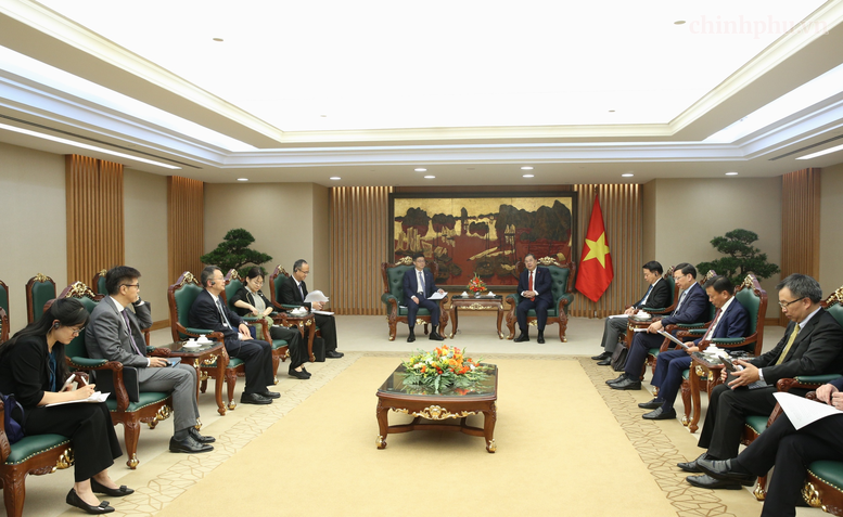 Phó Thủ tướng Thường trực Phạm Gia Túc tiếp Chủ tịch China Eximbank