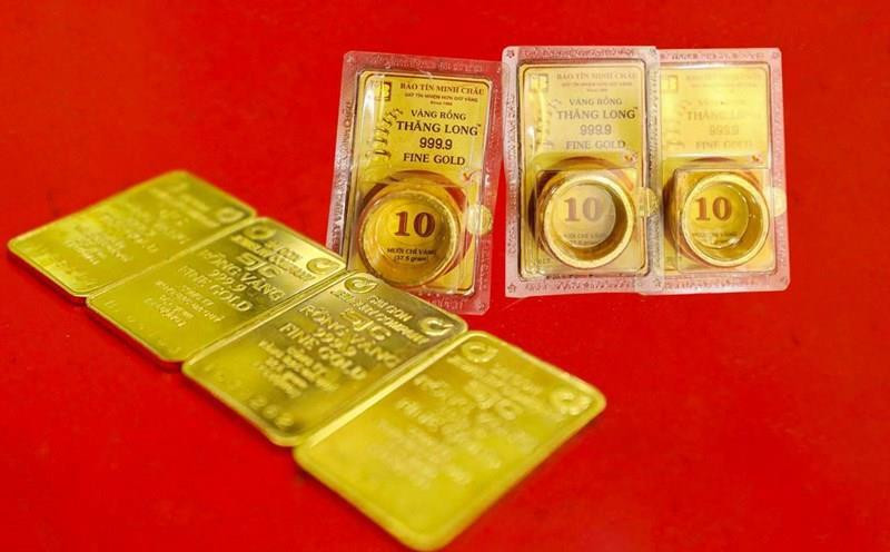 Giá vàng nhẫn trơn, vàng miếng chiều tối 10/8 tại SJC, PNJ, DOJI, Bảo Tín Minh Châu và Bảo Tín Mạnh Hải