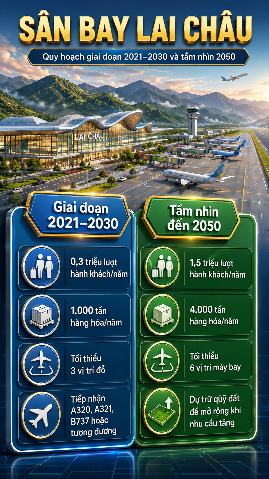 Tỉnh ít dân nhất Việt Nam sẽ sớm có sân bay?