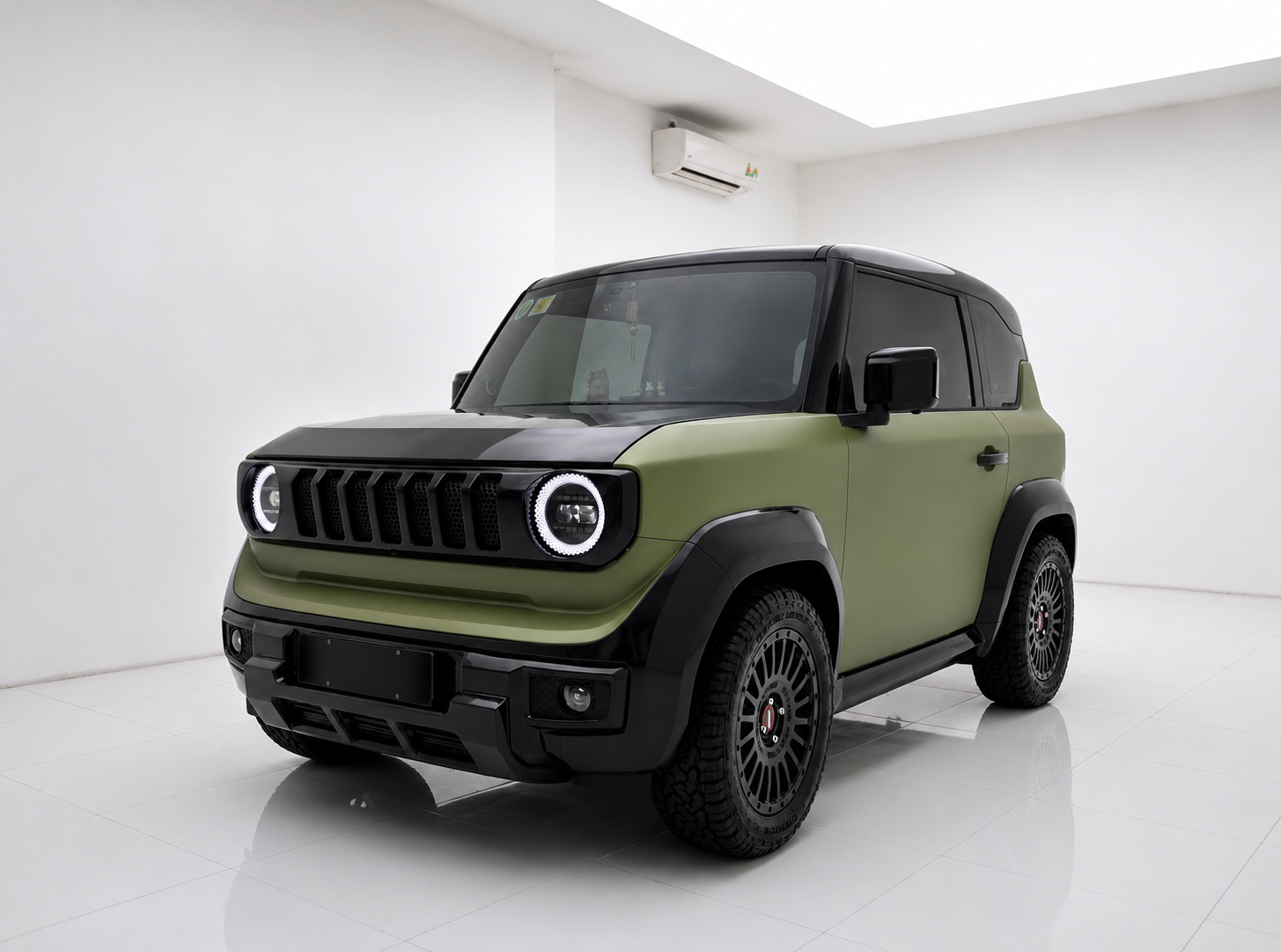 VinFast VF 3 của Ngô Kiến Huy lột xác kiểu Mini Jeep, thêm loạt chi tiết sau khi độ cách đây 1 tháng