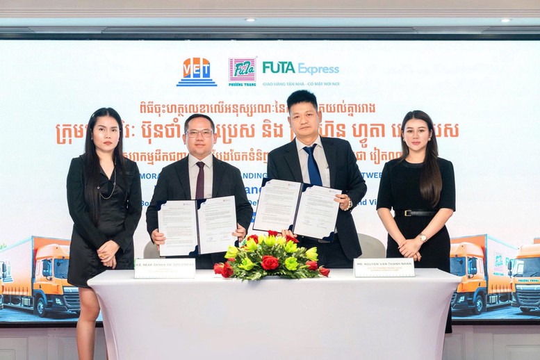 FUTA Express và VET hợp tác mở rộng kết nối logistics xuyên biên giới Việt Nam - Campuchia