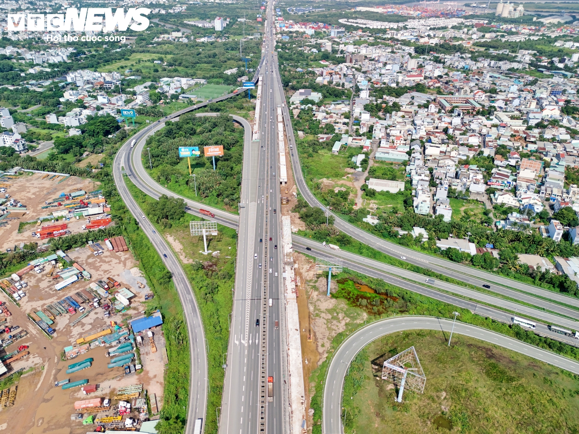 Cận cảnh hướng tuyến đường sắt Thủ Thiêm - Long Thành