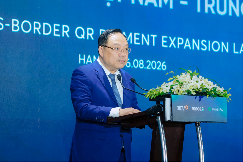 Mốc quan trọng 06/8/2026: Cùng với BIDV và Weixin Pay, NAPAS đã hoàn thiện kết nối thanh toán xuyên biên giới với thị trường hơn 1,4 tỷ dân