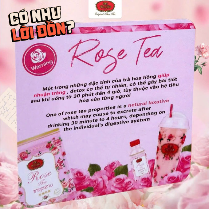 Bỗng bị gọi là "trà detox", món trà của thương hiệu nổi tiếng Thái Lan hết sạch ở TP.HCM, quán treo bảng hẹn khách sau 10 ngày