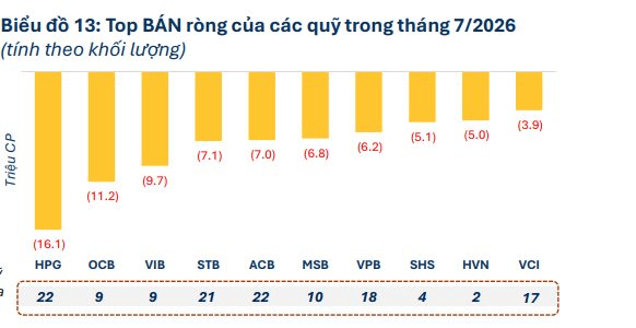 Một cổ phiếu quốc dân bất ngờ bị hơn 20 quỹ ồ ạt "xả hàng"