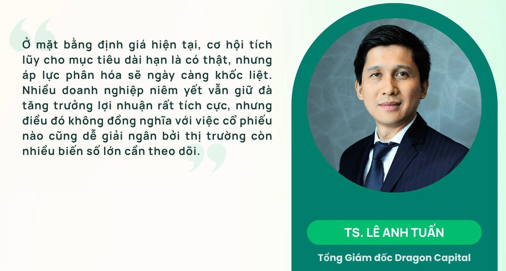 Tổng Giám đốc Dragon Capital: Cơ hội tích lũy cổ phiếu dài hạn có thật, nhưng không phải mã nào cũng dễ "xuống tiền"
