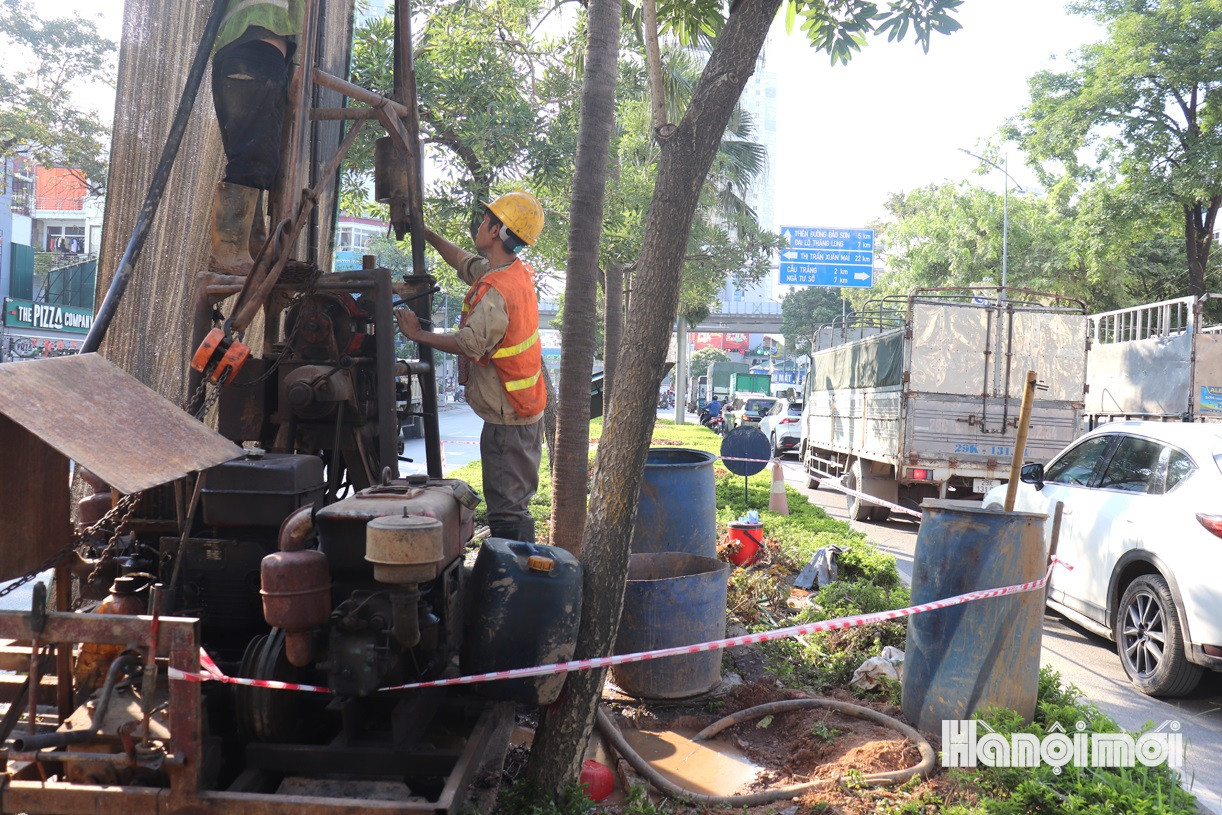 Khoan khảo sát địa chất phục vụ dự án cầu vượt nút giao Lê Trọng Tấn - Quốc lộ 6