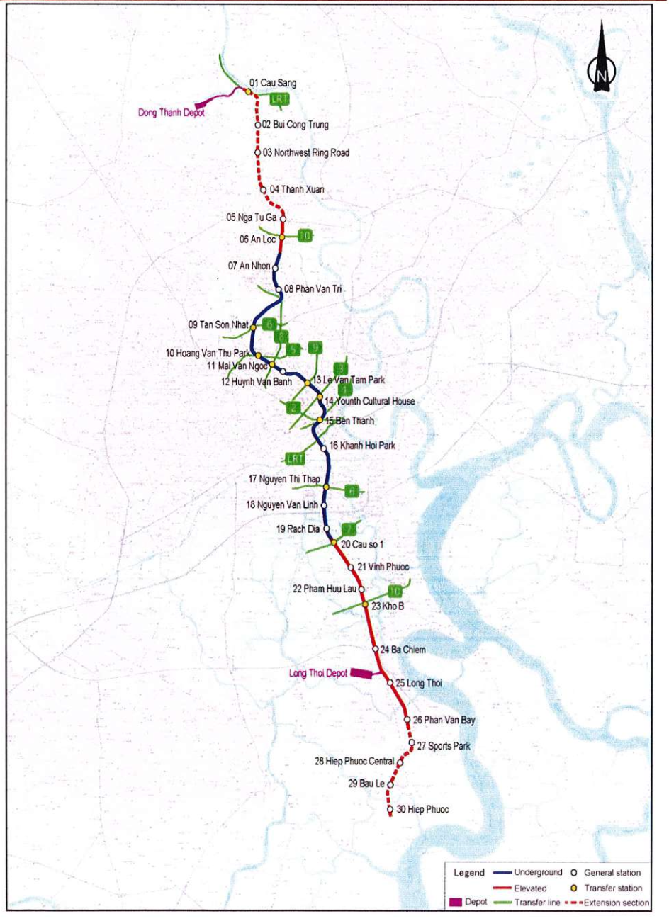 2027 khởi công tuyến metro đầu tiên ở khu Nam TP.HCM, xuyên lòng đất tới trung tâm