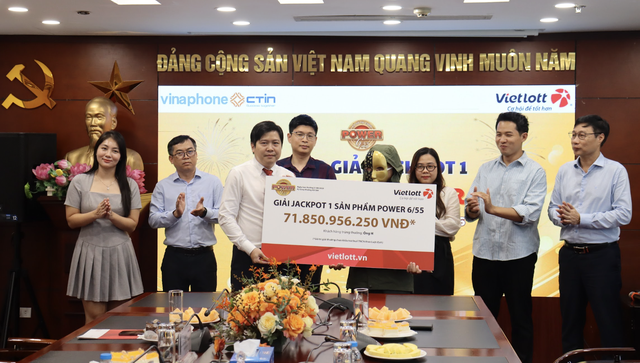 Trúng Vietlott hơn 1.000 lần, mới nhất trúng Jackpot 71 tỉ đồng