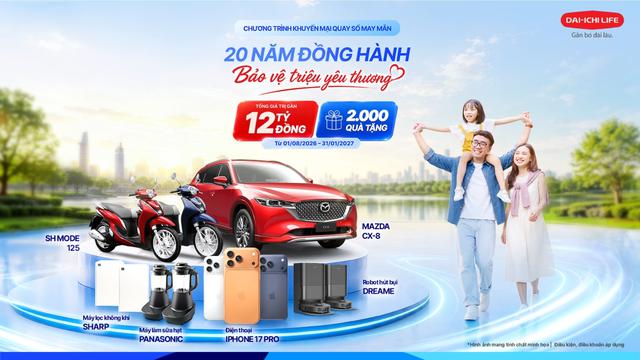 Dai-ichi Life Việt Nam triển khai chương trình ‘20 năm đồng hành bảo vệ triệu yêu thương’