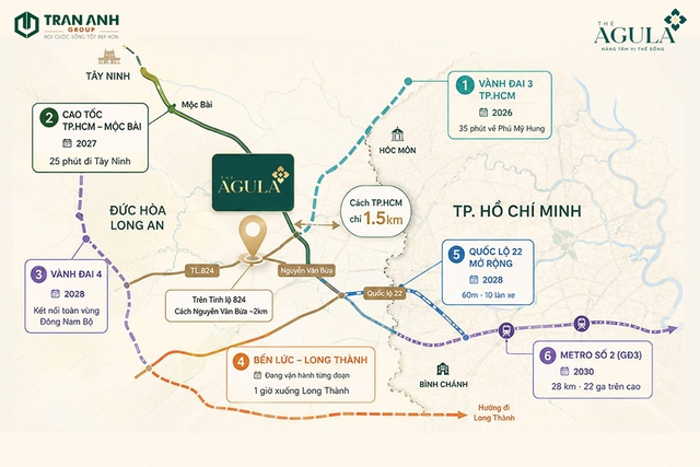 The AGULA: Tâm điểm kết nối, chuẩn sống sinh thái tại tây bắc TP.HCM