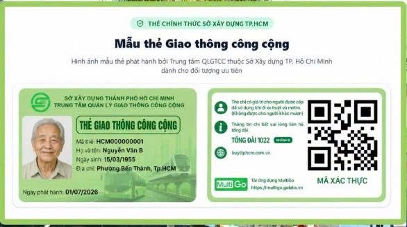 TP.HCM phát hành thẻ đi xe buýt, metro miễn phí, ai được đăng ký?