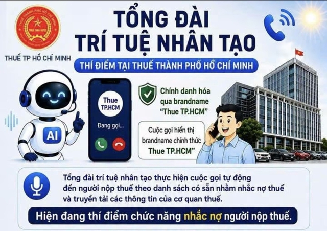 Thuế TP.HCM lưu ý nhận diện lừa đảo từ cuộc gọi