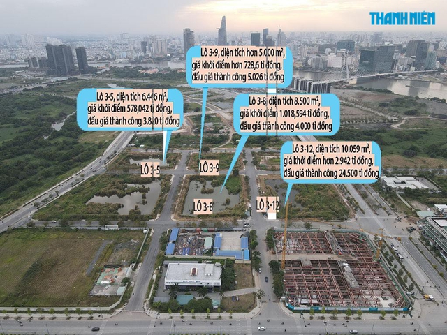 Sắp đấu giá lại lô 'đất vàng' Thủ Thiêm