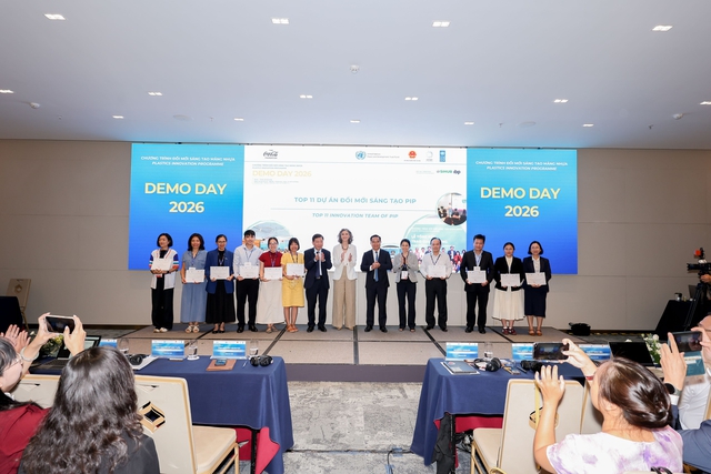 Quỹ Coca-Cola Foundation và UNDP hỗ trợ 11 dự án đổi mới sáng tạo mảng nhựa