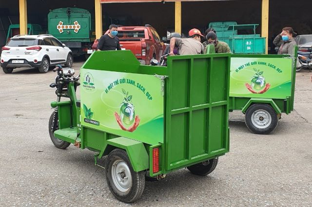 Đề xuất thí điểm xe 3 bánh chạy điện chuyên thu gom, vận chuyển rác