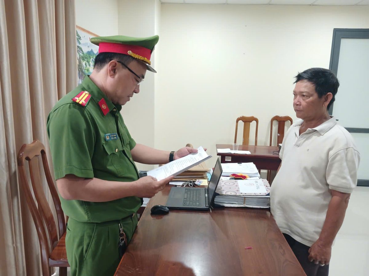 Ra quyết định khởi tố Giám đốc Võ Thành Tám SN 1973