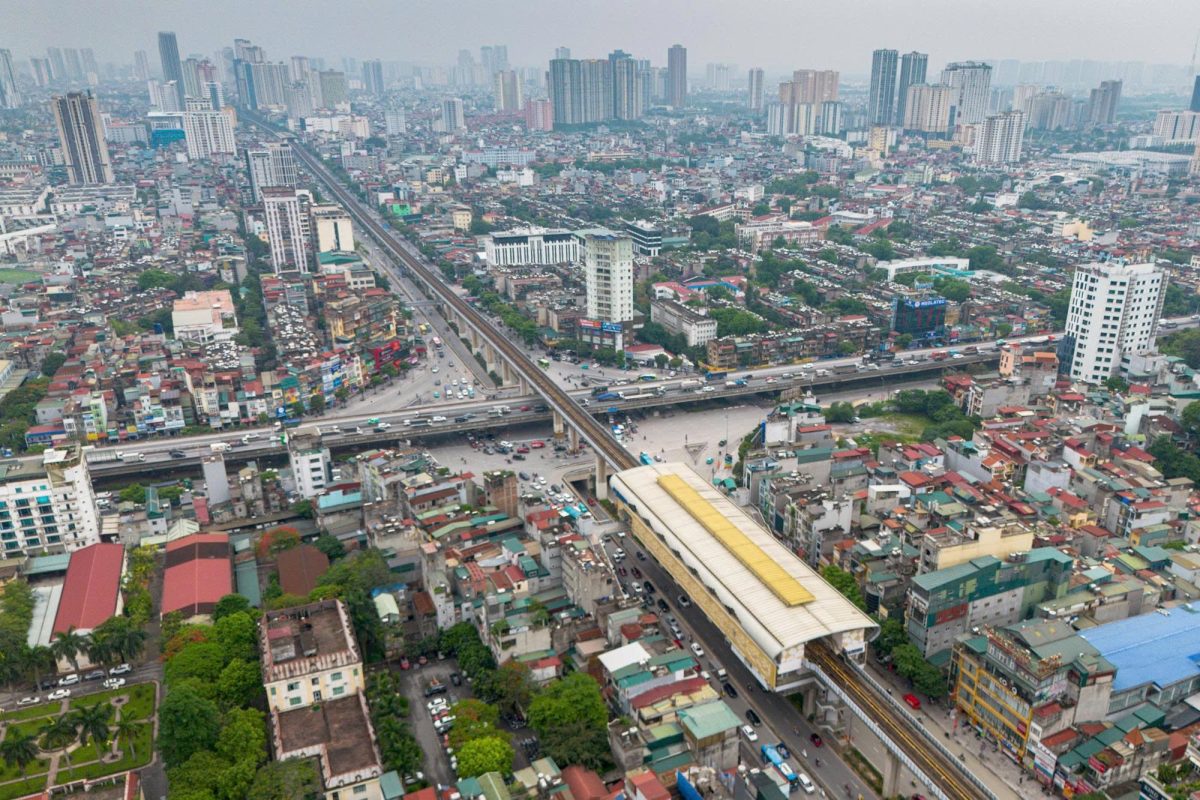 Hà Nội sở hữu siêu nút giao 4 tầng đầu tiên thiết kế hiện đại, kết hợp đường sắt đô thị, vành đai trên cao xung quanh có hàng loạt khu đô thị và trường học - Ảnh 1
