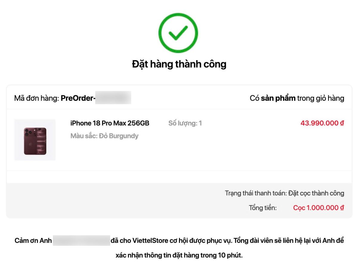 Quá hot: Giá tăng nhưng người Việt vẫn chi ra 300 tỷ để cọc iPhone mới - Ảnh 1