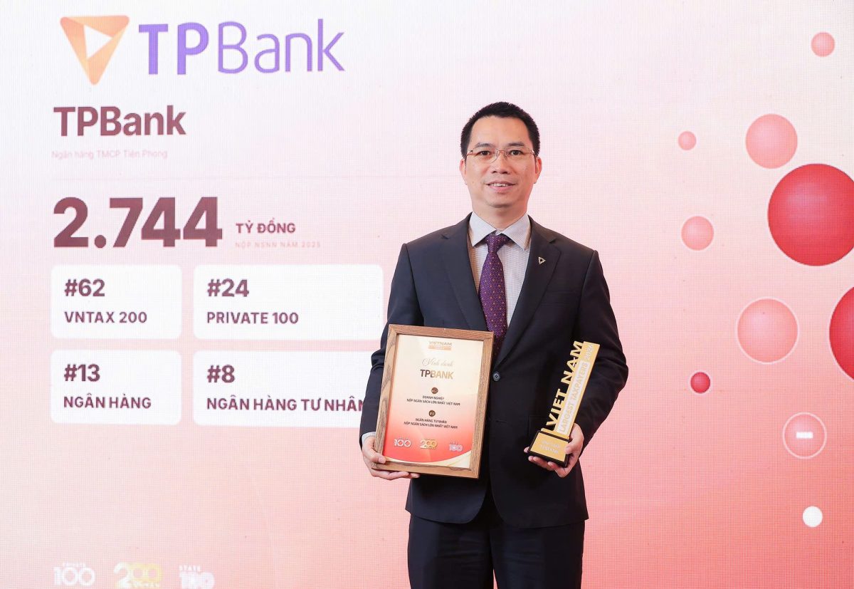 TPBank lọt Top 8 ngân hàng tư nhân nộp ngân sách lớn nhất, ghi dấu mốc đóng góp cao nhất từ trước đến nay - Ảnh 1