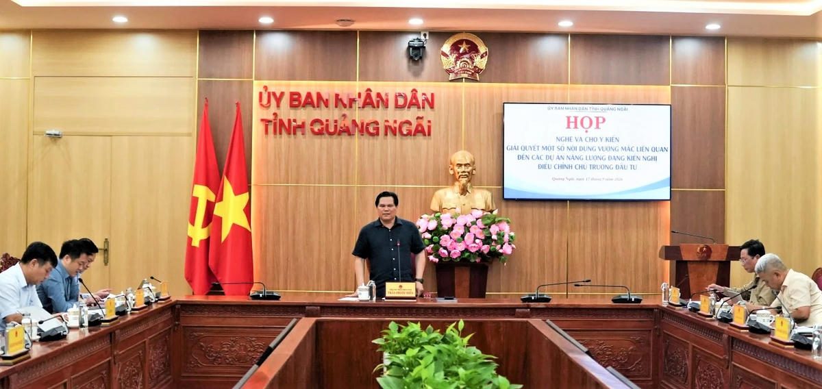 Quảng Ngãi: Xem xét điều chỉnh chủ trương đầu tư 6 dự án năng lượng - Ảnh 1