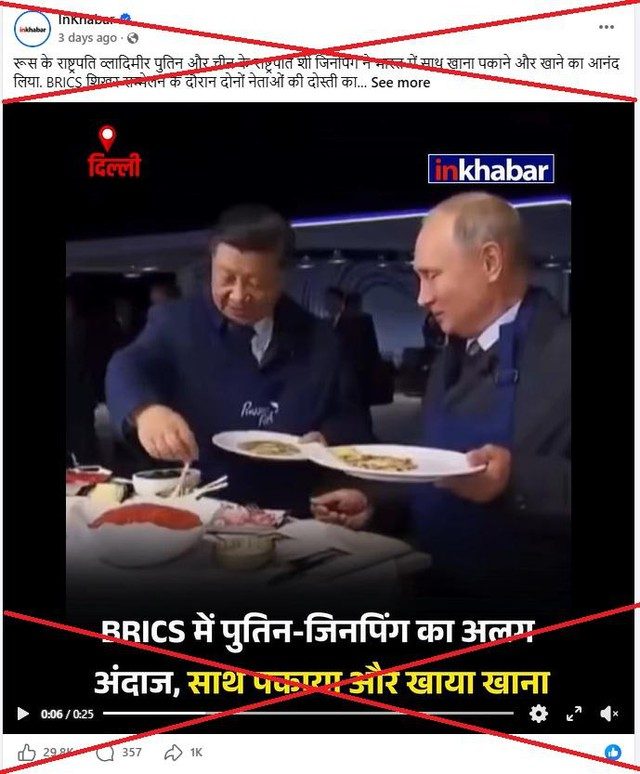 Video hai ông Putin - Tập Cận Bình cùng nấu ăn hút triệu lượt xem sau BRICS 2026: Sự thật bất ngờ - Ảnh 1