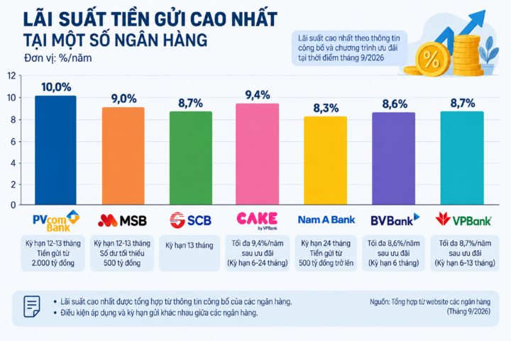 Lãi suất huy động tăng cao, ngân hàng hút tiền gửi kỷ lục - Ảnh 1