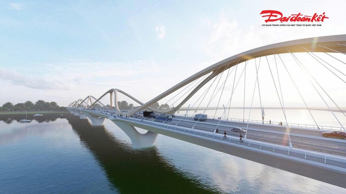 Cầu Trần Hưng Đạo: Hàng vạn tấn thép 'vẽ' đường cong trên sông Hồng