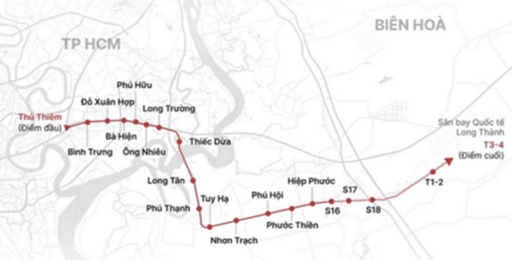 TP.HCM thúc tiến độ Metro Thủ Thiêm - Long Thành theo trường hợp cấp bách