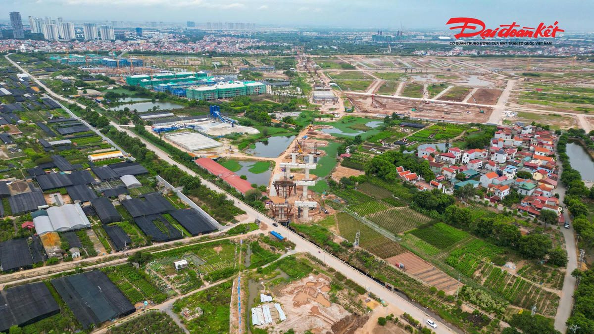 Cầu Ngọc Hồi đang dần thành hình, dự kiến về đích trước APEC 2027