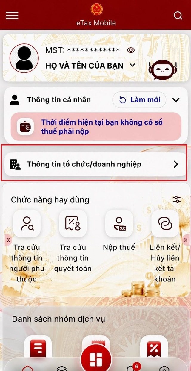 Cập nhật mới nhất trên eTax Mobile: Người dùng cần kiểm tra thông tin sau càng sớm càng tốt - Ảnh 1