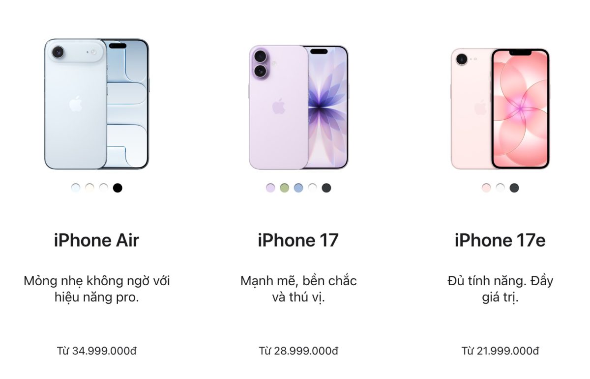 Apple vừa tăng giá iPhone đời cũ: iPhone Air giờ ngang giá bản Pro Max, iPhone 17e tăng lên tận 22 triệu