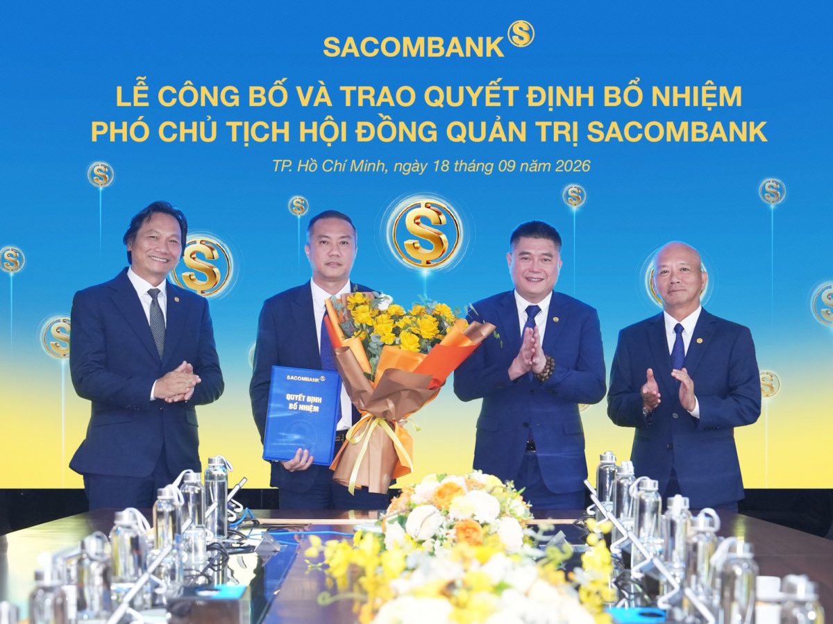 Ông Nguyễn Xuân Vũ được bầu làm Phó Chủ tịch HĐQT SACOMBANK - Ảnh 1