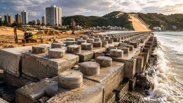 Phát hiện 19.000 khối bê tông kiểu lego được thả xuống đáy biển, một công trình lá chắn khổng lồ dần lộ diện - Ảnh 1