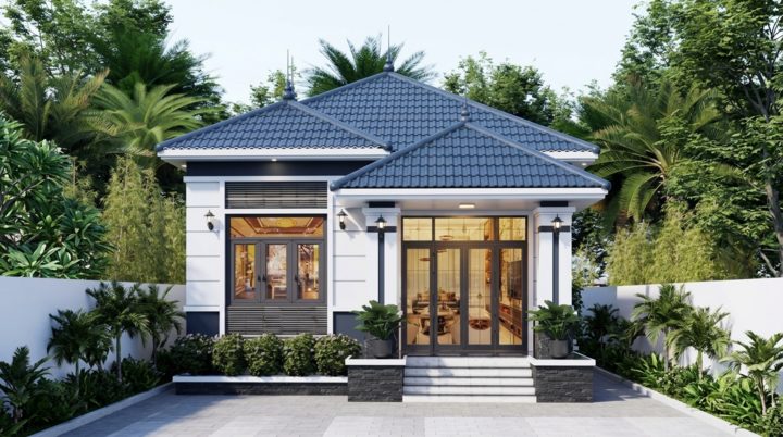 Xây nhà mái Nhật 60m² 2 phòng ngủ khoảng bao nhiêu tiền? - Ảnh 1
