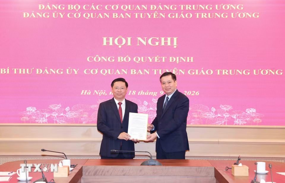 Ông Trần Thanh Lâm giữ chức Bí thư Đảng ủy Cơ quan Ban Tuyên giáo Trung ương - Ảnh 1