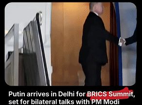Viral khoảnh khắc về ông Putin trước thềm BRICS - Vị thế kinh tế Nga đứng trước "phép thử" từ Armenia - Ảnh 1