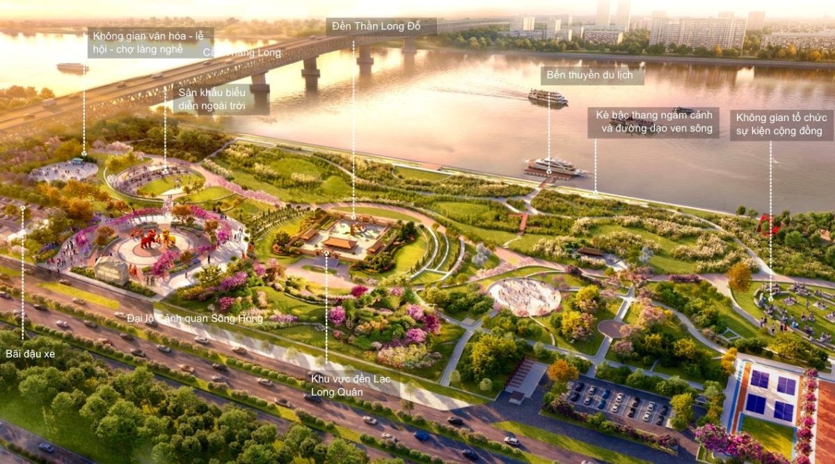 Hơn 3.500ha công viên ven sông: Thêm không gian cho nước